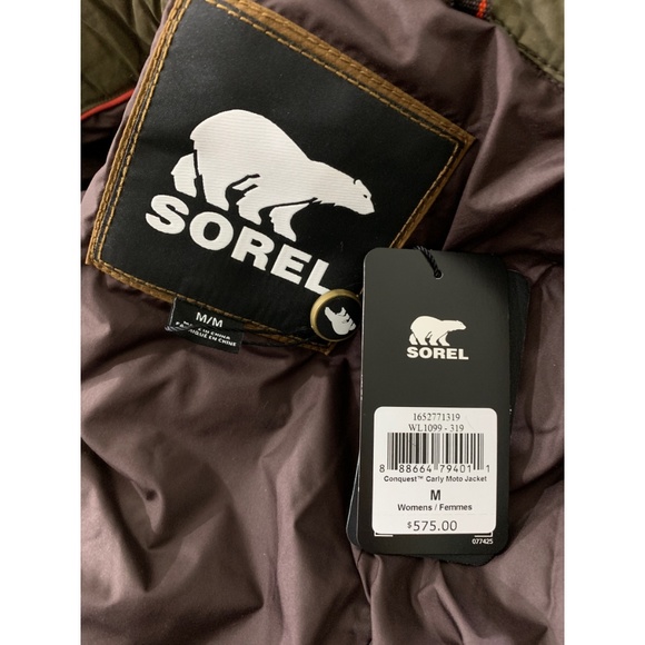 Sorel Women's Puffer Conquest Carly Moto Jacket - Picture 6 of 7